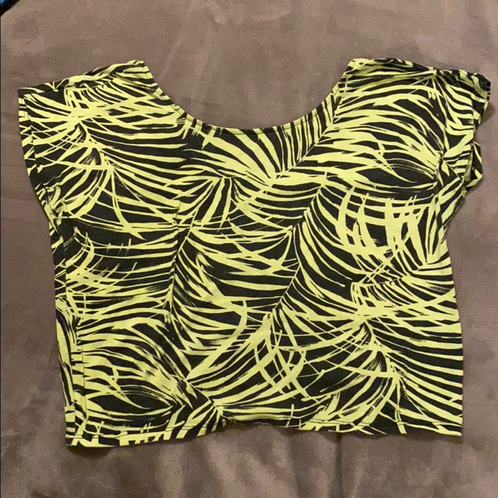 Graphic crop top